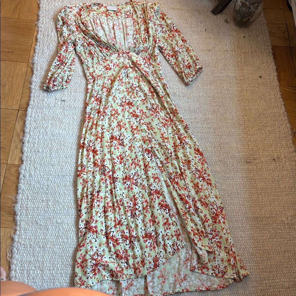 🟡 Rue Stiic Kali Midi Dress Sz. M - Picture 5 of 6